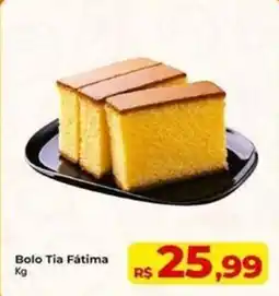 Rebouças Supermercados Bolo Tia Fátima oferta