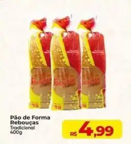 Rebouças Supermercados Pão de Forma Rebouças Tradicional oferta