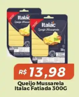Mart Minas Queijo Mussarela Italac Fatiada oferta