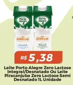 Mart Minas Leite porto alegre zero lactose integral/desnatado ou leite piracanjuba zero lactose semi desnatado oferta