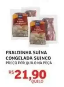 Assaí Atacadista Fraldinha Suína Congelada Suinco oferta