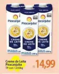 Atacadão Creme de Leite Piracanjuba oferta
