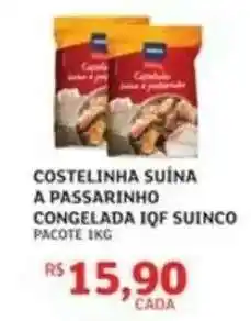 Assaí Atacadista COSTELINHA SUÍNA A PASSARINHO CONGELADA IQF SUINCO oferta