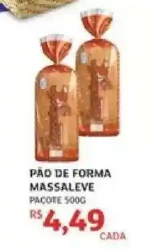Assaí Atacadista Pão de Forma Massaleve oferta