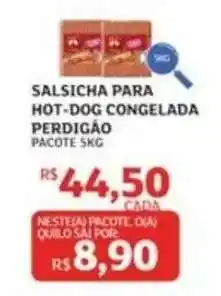 Assaí Atacadista Salsicha para Hot Dog Congelada Perdigão oferta