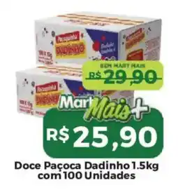 Mart Minas Doce Paçoca Dadinho oferta
