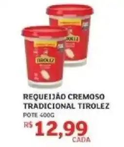 Assaí Atacadista Requeijão Cremoso Tradicional Tirolez oferta