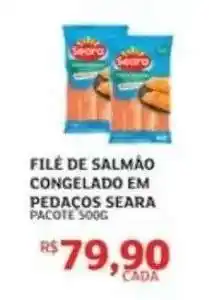 Assaí Atacadista FILÉ DE SALMÃO CONGELADO EM PEDAÇOS SEARA oferta