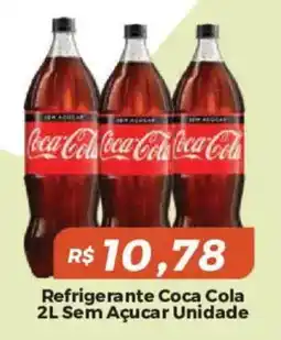 Mart Minas Refrigerante coca cola 2l sem açucar oferta