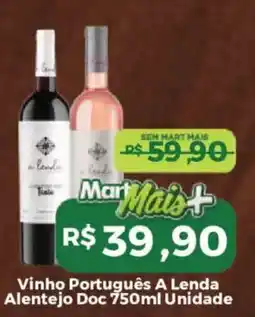 Mart Minas Vinho Português A Lenda oferta