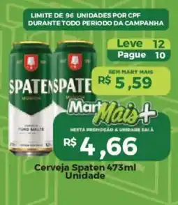 Mart Minas Cerveja Spaten 473ml oferta