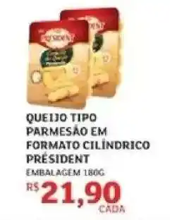 Assaí Atacadista QUEIJO TIPO PARMESÃO EM FORMATO CILÍNDRICO PRÉSIDENT oferta