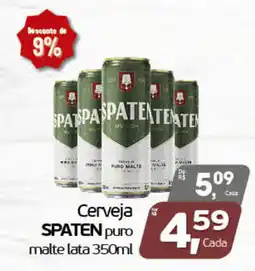 Cometa Supermercados Cerveja spaten puro matte lata oferta