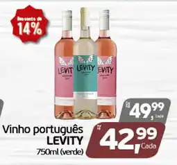 Cometa Supermercados Vinho português levity oferta