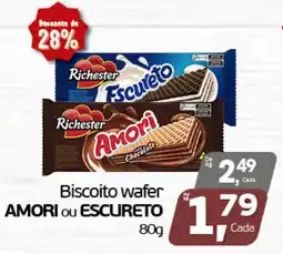 Cometa Supermercados Biscoito wafer amori ou escureto oferta
