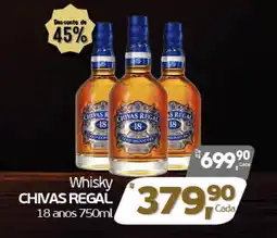 Cometa Supermercados Whisky chivas regal 18 anos oferta