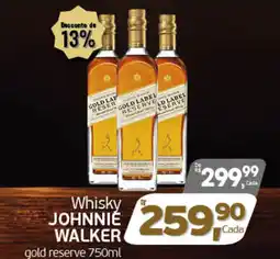 Cometa Supermercados Whisky johnnie walker gold reserve oferta