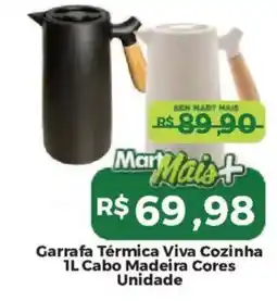 Mart Minas Garrafa Térmica Viva Cozinha oferta