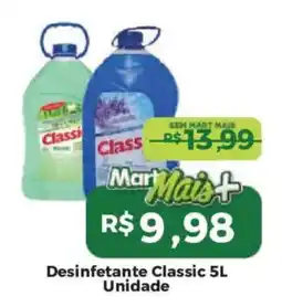 Mart Minas Desinfetante Classic oferta