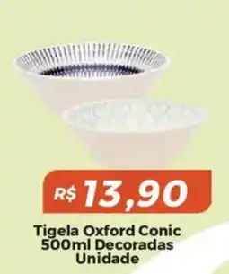 Mart Minas Tigela oxford conic decoradas oferta