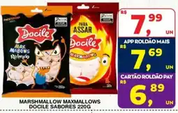 Roldão Marshmallow maxmallows docile sabores oferta