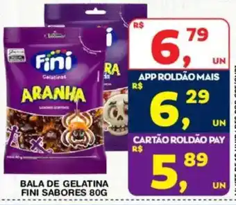 Bala de gelatina fini sabores
