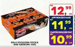 Roldão Bala docigoma docile mini abóbora oferta