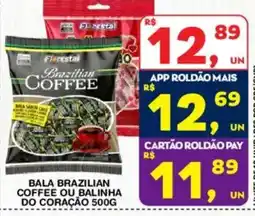 Roldão Bala brazilian coffee ou balinha do coração oferta