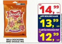 Roldão Bala docigoma sino docile oferta