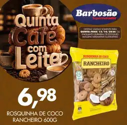 Barbosão Extra Supermercados Rosquinha de coco rancheiro oferta
