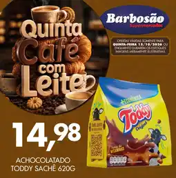 Barbosão Extra Supermercados Achocolatado todDY sachê oferta