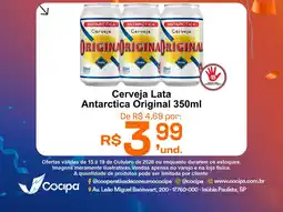 Cocipa Cerveja Lata Antarctica Original oferta