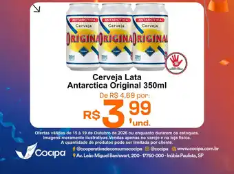 Cerveja Lata Antarctica Original