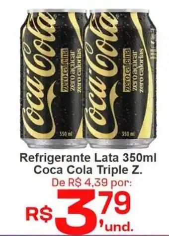 Refrigerante Lata 350ml Coca Cola Triple Z.