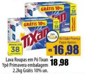 Lava Roupas em Pó Tixan Ypê Primavera