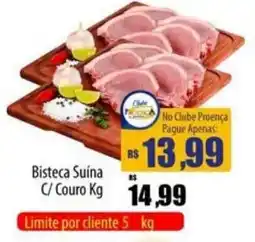 Proença Supermercados Bisteca Suína C/ Couro Kg oferta