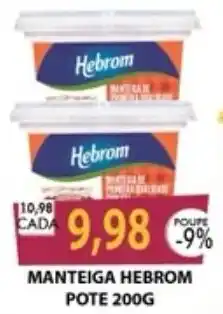 Santa Cruz Supermercados Manteiga hebrom oferta
