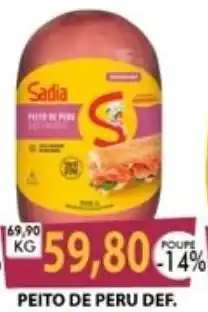 Santa Cruz Supermercados Peito de peru def. oferta