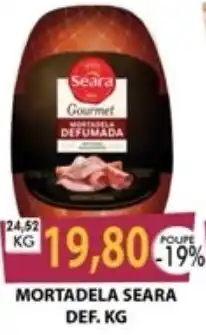Santa Cruz Supermercados mortadela seara def. kg oferta