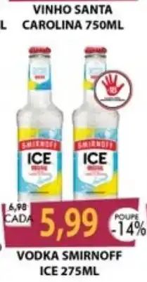 Santa Cruz Supermercados Vodka smirnoff ice 275ml oferta