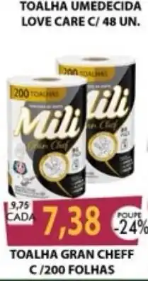 Santa Cruz Supermercados Toalha gran cheff oferta