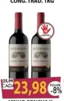 Santa Cruz Supermercados Vinho consórcio x oferta