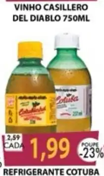 Santa Cruz Supermercados vinho casillero del diablo oferta