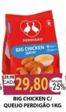 Santa Cruz Supermercados Big chicken c/ queijo perdigão oferta