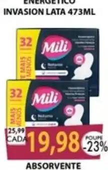 Santa Cruz Supermercados Absorvente oferta