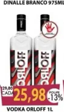 Santa Cruz Supermercados Vodka orloff oferta