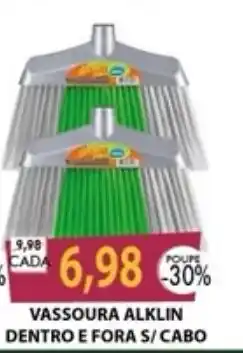 Santa Cruz Supermercados Vassoura alklin dentro e fora s/ cabo oferta
