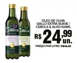 Supermercados Alvorada Óleo de oliva gallo extra suave / cebola & alho oferta