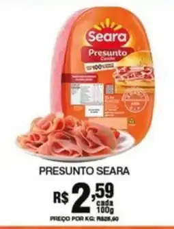 Supermercados Alvorada Presunto seara oferta