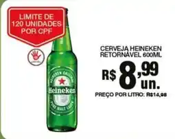 Supermercados Alvorada Cerveja heineken retornável oferta